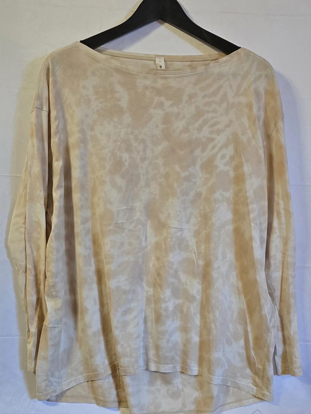 Lululemon Back in Action Long-Sleeve Shirt Marmoleado Tie Dye